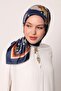 Batik Pattern Sparkling Crystal Scarf