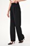 Women's Velcro Detailed Wide Leg Fabric Trousers 260123 - - 4