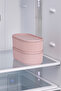 Stylish Stackable Practical Set of 6 Storage Containers 2X(1100ml) 2X(2600ml) 2X(6700ml) - 4