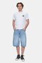 Corinth White Crew Neck Printed Standard Fit Men's Tshirt