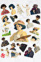 The Wind Rises the Wind Rises Anime Phone Laptop Adhesive Foil Sticker Pack (20 Pcs)