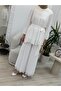 Kahma Pleated Chiffon Detailed Trousers White 25Y11169 - 4