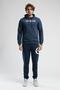 Yorker Navy Blue Sweatshirt Embroidered Loose Fit Men's Sweatshirt - 2