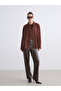 Textured Oversize Women's Shirt - 2