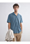 Regular Fit Collar Short Sleeve Men's Shirt