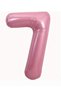 7 Numbers Pink Color Giant Foil Balloon 76 cm Birthday Party Decoration