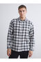 Comfortable Fit Long Sleeve Plaid Men's Lumberjack Shirt
