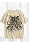 Gothic Printed Unisex Oversize T-Shirt