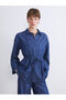 Quality Pieces from Çelebi Store Women's Jean Shirt with Tie at Waist