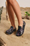 1055 Neon Shapes Printed Step Sandals - 5