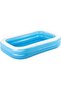 Blue Rectangular 2.62 m Inflatable Family Pool