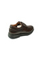 5020 Brown Leather Lace-Up Men's Casual Shoes - 4
