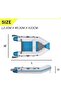 7'6" x 51" x 13"/2.30m x 1.30m x 33cm Corinth Elite Sport Boat Set - 8