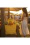 Women's Yellow Hand Knitted Shoulder Bag - 2