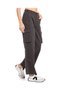 Solid Wide Leg Cargo Jeans with Button Closure - 3