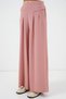 Women's Wide Leg Pleated Trousers Dusty Rose 1298 - 2