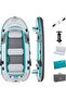 | Hydro-Force Adventure Elite X5 Inflatable Raft Set| Inflatable Boat with Hand Pump, Oars, - 7