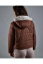 Quilted Hooded Puffer Jacket with Zipper Closure - 4