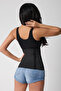 Latex Hourglass Look Waist Corset with Agrafla - 5