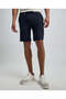 Solid Shorts with Button Closure - 2
