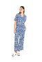 Patterned Shirt with Lapel Collar and Short Sleeves - 4