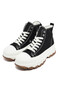 High Top Platform Canvas Shoes - 4