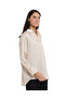 Solid Satin Shirt with Classic Collar and Long Sleeves - 2