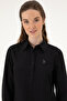 Women's Black Long Sleeve Basic Shirt 50316711-VR046 - 2