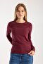 Women's Long Sleeve Round Neck Modal Blend Stretchy Blouse – Comfortable Stylish Casual 3006 - 7