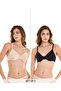 2 Pack Wired Balcony Bras