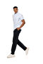Solid Cargo Pants with Button Closure