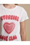 Graphic Print T-Shirt with Crew Neck and Short Sleeves - 4