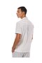 Striped Shirt with Revere Collar and Short Sleeves - 4