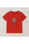 Look up Crew Neck 100% Cotton Printed Short Sleeve Children's and Teenage T-Shirt