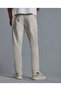 Solid Woven Pants with Button Closure - 5