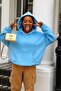 3 Yarn Combed Cotton Unisex Solid Color Sweatshirt