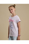 Graphic Print T-Shirt with Crew Neck and Short Sleeves - 2