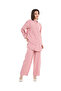 Solid Wide Leg Pants with Drawstring Closure