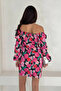 Imported Crepe Fabric Madonna Collar Dress - 8