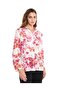 Printed Shirt With Spread Collar And Long Sleeves