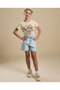 Graphic Print T-Shirt with Crew Neck and Short Sleeves - 2