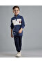 Color Block Sweater with High Neck and Long Sleeves