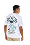 Printed T-Shirt with Crew Neck and Short Sleeves - 3