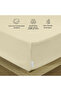 Supersoft 1 Piece Fitted Sheet 120x200+20cm, Single Size Bed sheet - Beige - 3