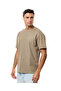 Solid T-Shirt with Crew Neck and Short Sleeves - 2