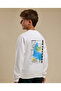 Printed Sweatshirt with Crew Neck and Long Sleeves - 4