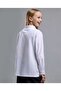 Solid Shirt with Classic Collar and Long Sleeves - 4