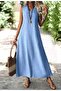 Linen Root Dye Long Dress - 2