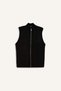 Standard Fit Stand Collar Zippered Knitwear Vest F5023Ax25Au - 7