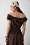 Brown Gathered Dress - 2002 - 7